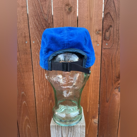 Supreme Velvet Camp Cap Royal Blue FW15 - Picture 3 of 3